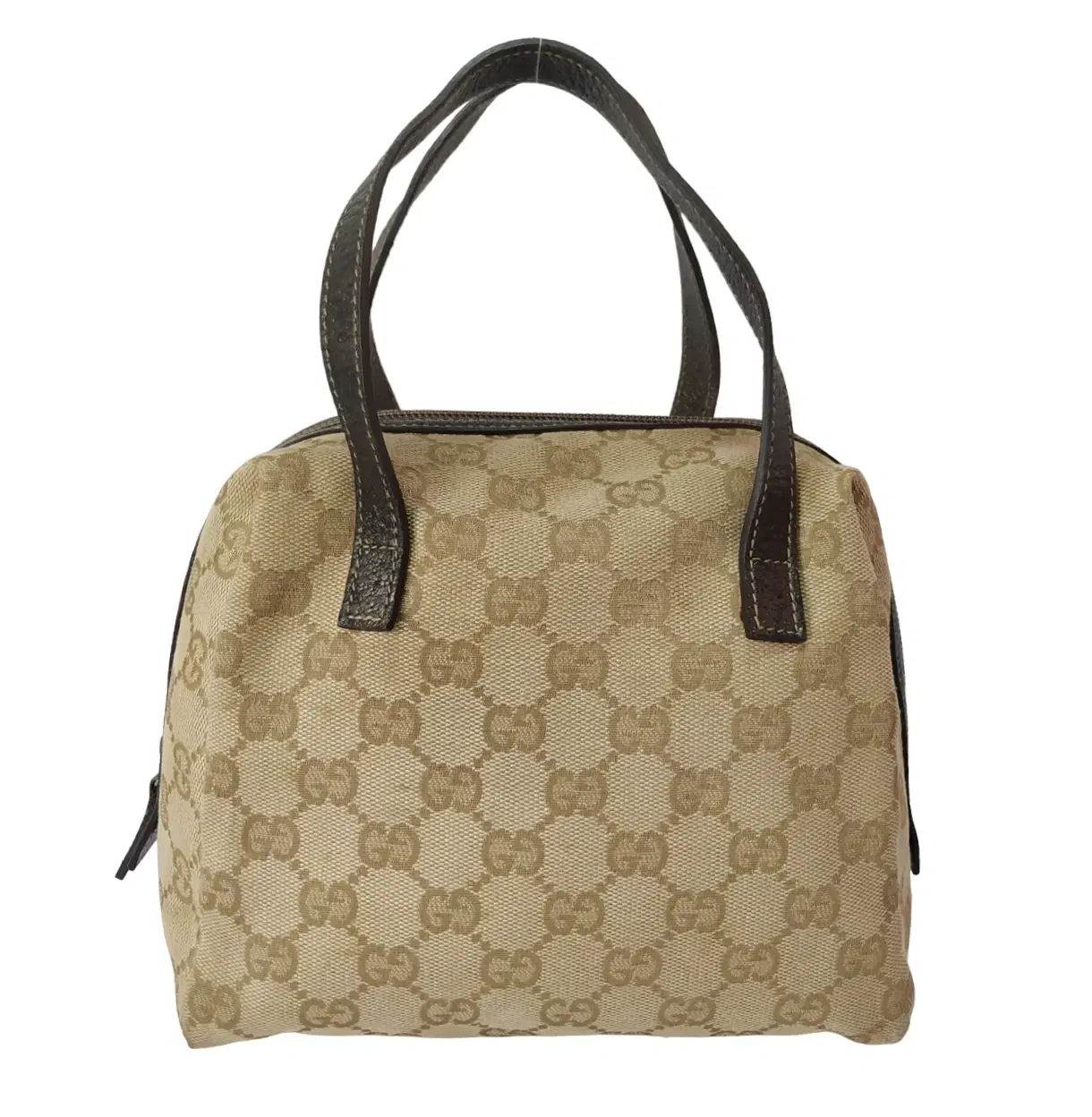 Gucci Vintage GG Canvas Mini Satchel Bag