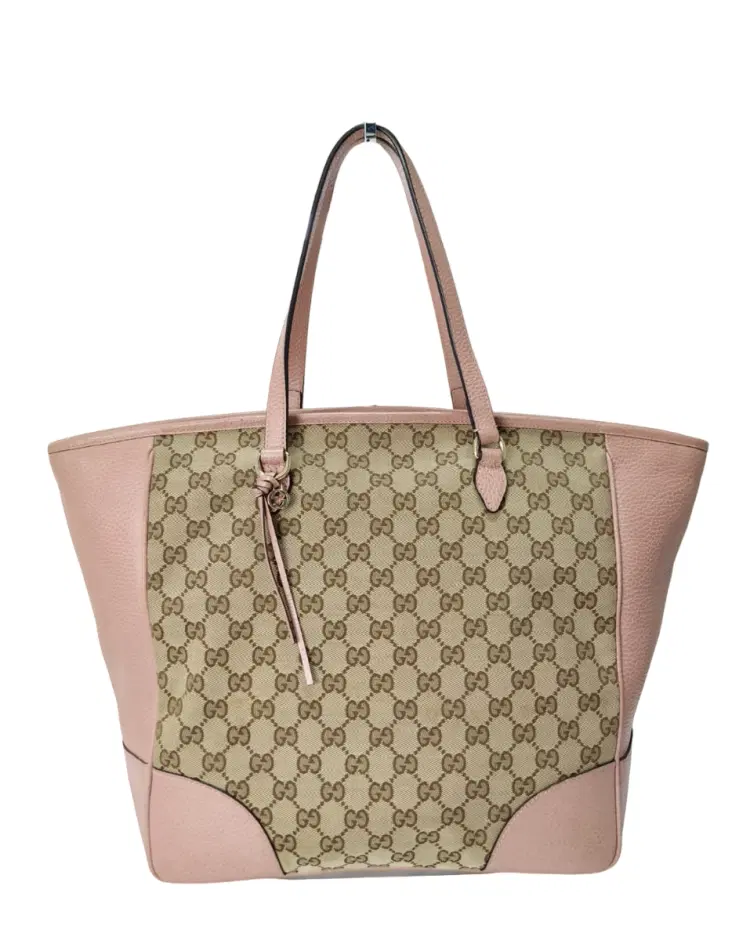 Gucci GG Canvas Pink Bree Tote-Hover-Image