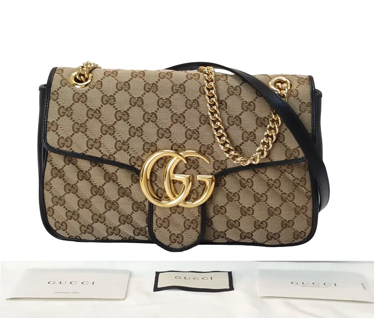 Gucci Marmont GG Supreme Canvas shoulder Bag