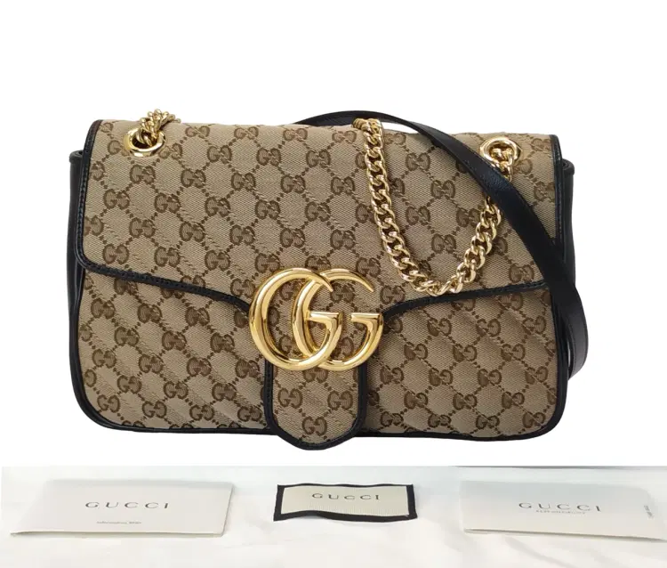 Gucci Marmont GG Supreme Canvas shoulder Bag-Hover-Image
