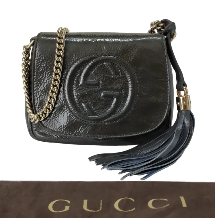 Gucci GG Pebbled Leather Soho Disco Chain Shoulder Bag-Hover-Image
