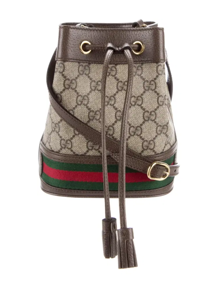 Gucci GG Supreme Ophidia Mini Bucket Bag-Hover-Image