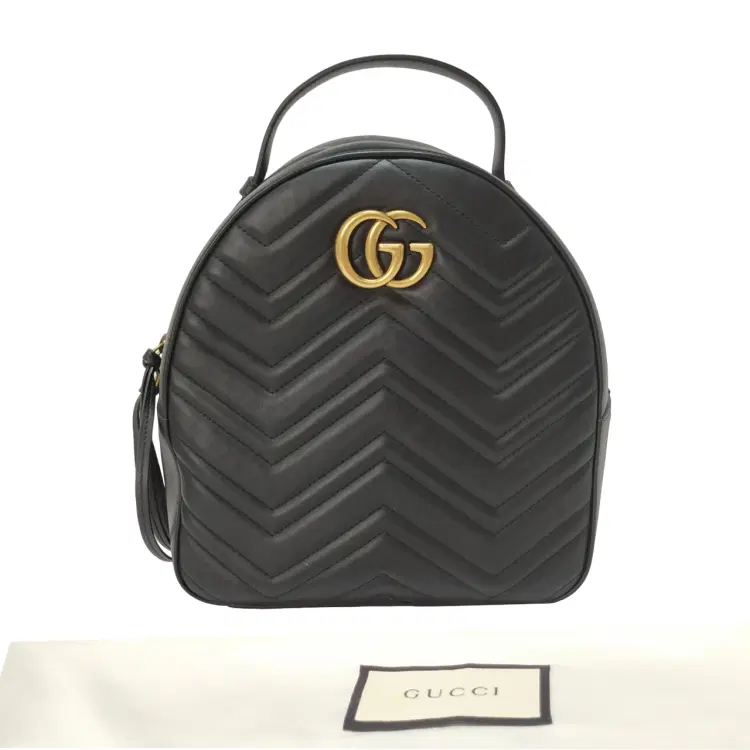 GG Marmont Quilted Leather Backpack-Hover-Image
