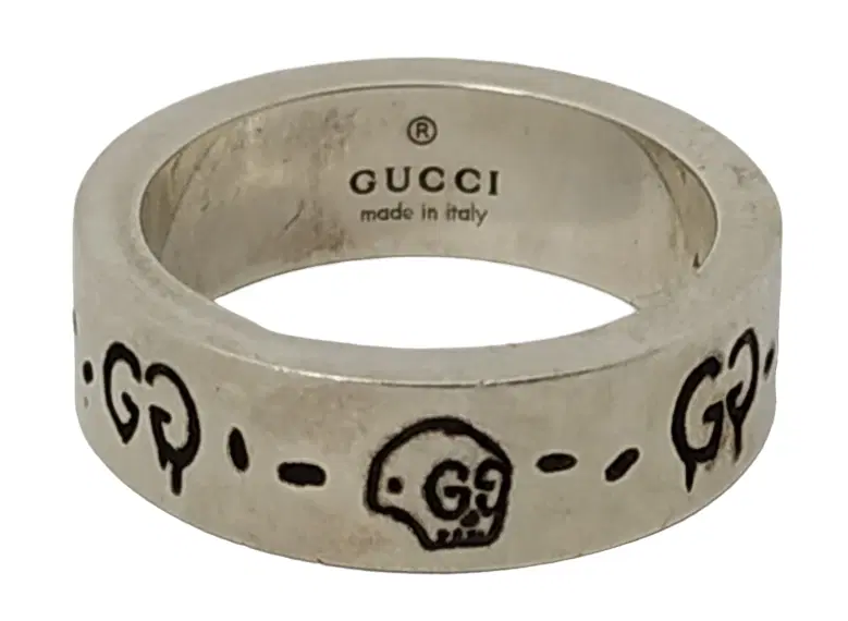 Gucci Guccighost Silver Ring