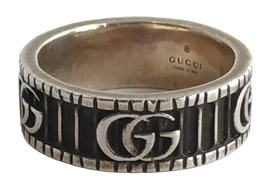 Gucci Double G 925 Sterling Silver Ring