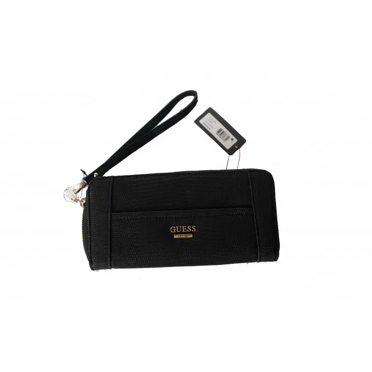 Guess Black Croc Effect Wallet-Hover-Image