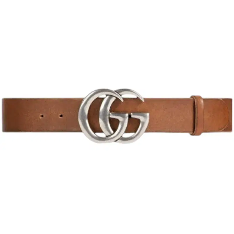 Gucci Double G Buckle Leather Belt