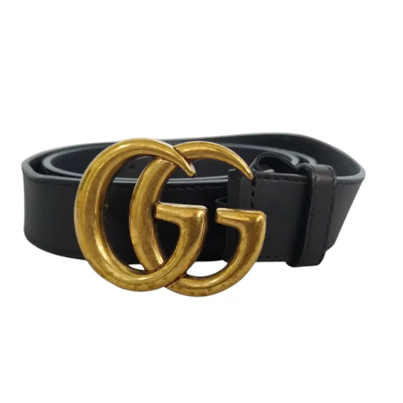Gucci Black GG Marmont Leather Belt