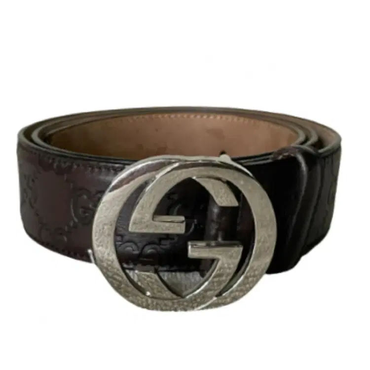Gucci Interlocking G Leather Belt-Hover-Image