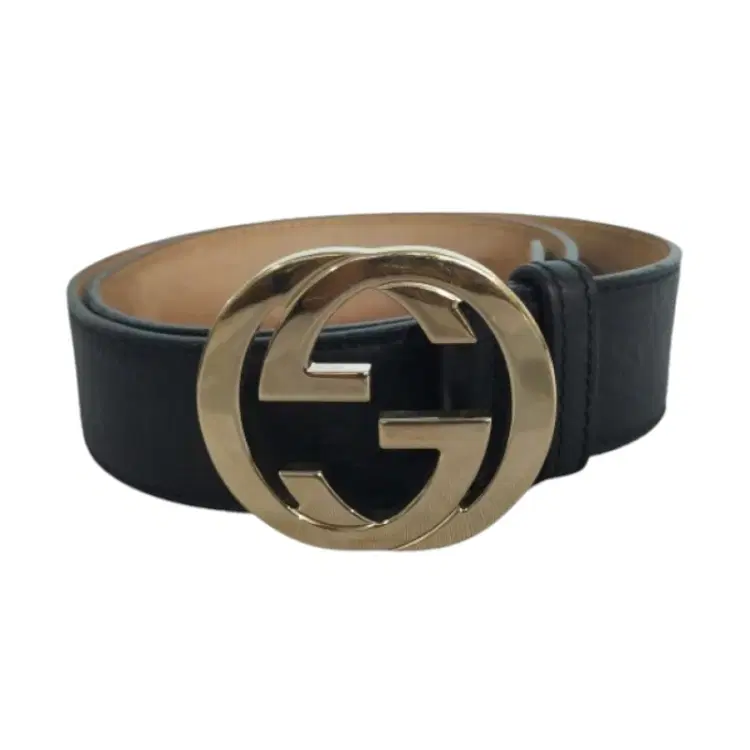 Gucci Interlocking GG Leather Belt-Hover-Image