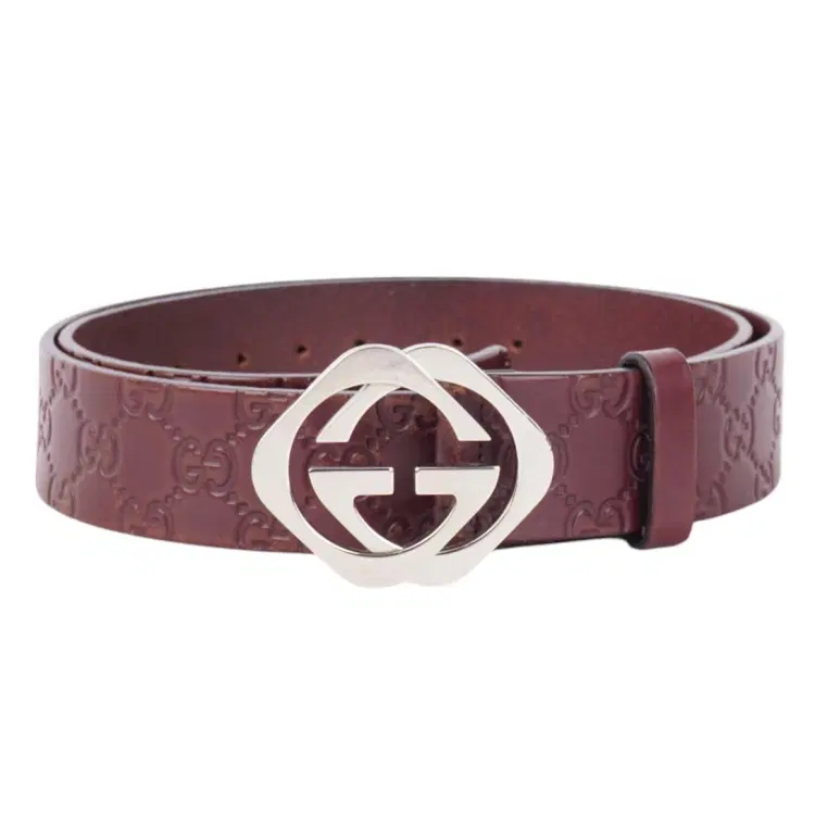 Gucci Guccissima Leather Square G Belt-Hover-Image