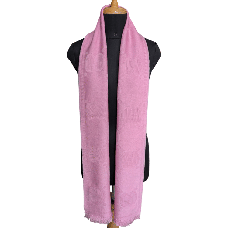 Gucci Pink GG Jumbo Shawl-Hover-Image