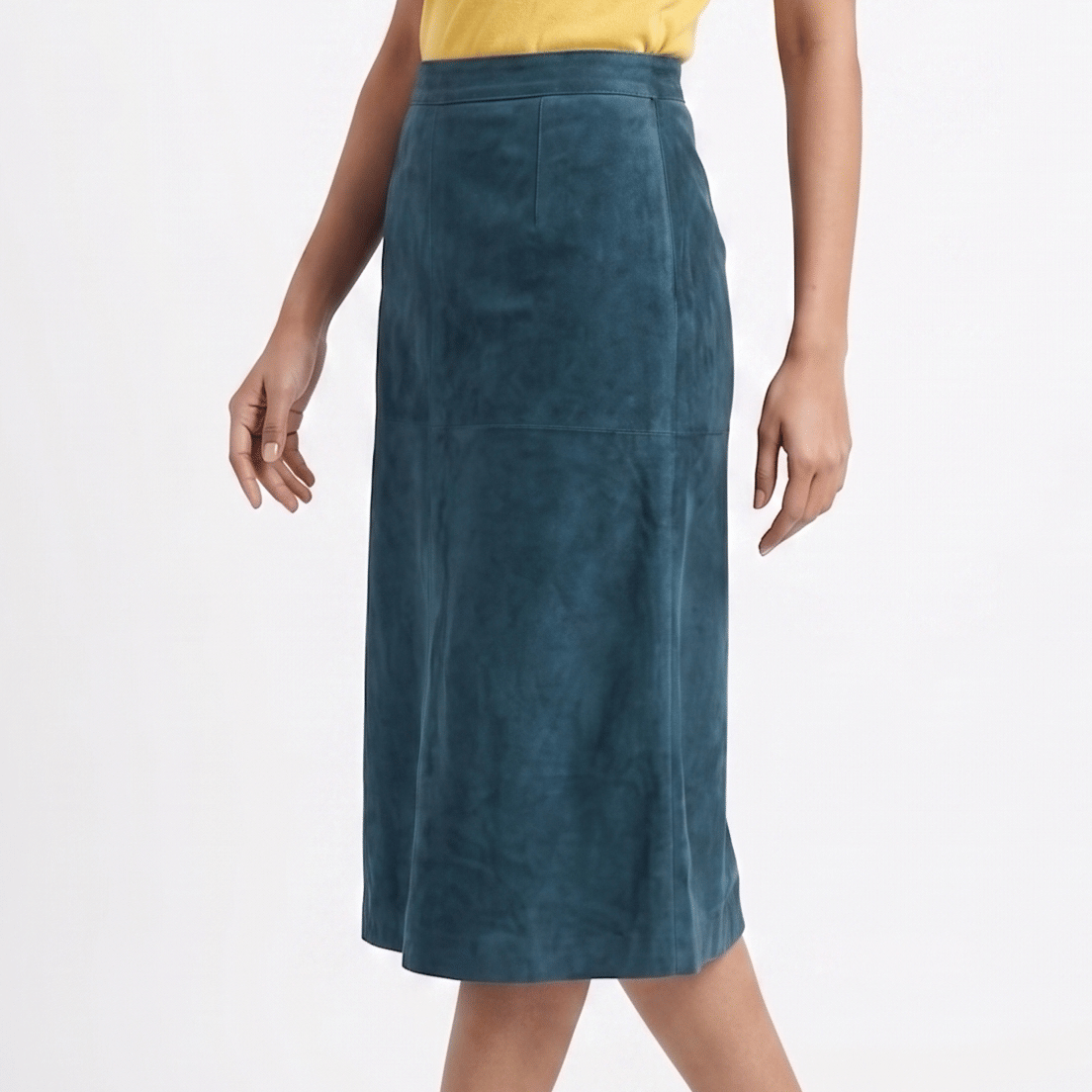 Gucci 687884 Lamb Suede Skirt