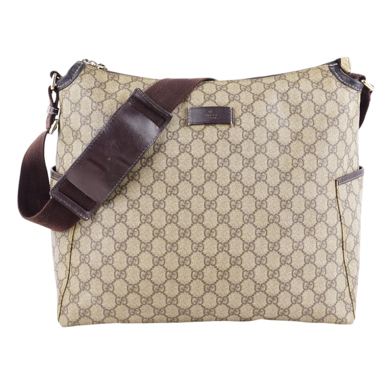 Gucci Beige GG Supreme Coated Canvas Baby Diaper Bag
