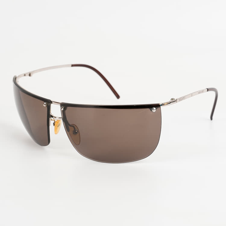 Gucci GG 1780 Metal Rimless Vintage Sunglasses-Hover-Image