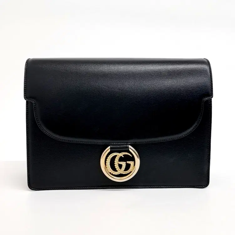 Gucci GG Ring Leather Shoulder Bag (589471)-Hover-Image