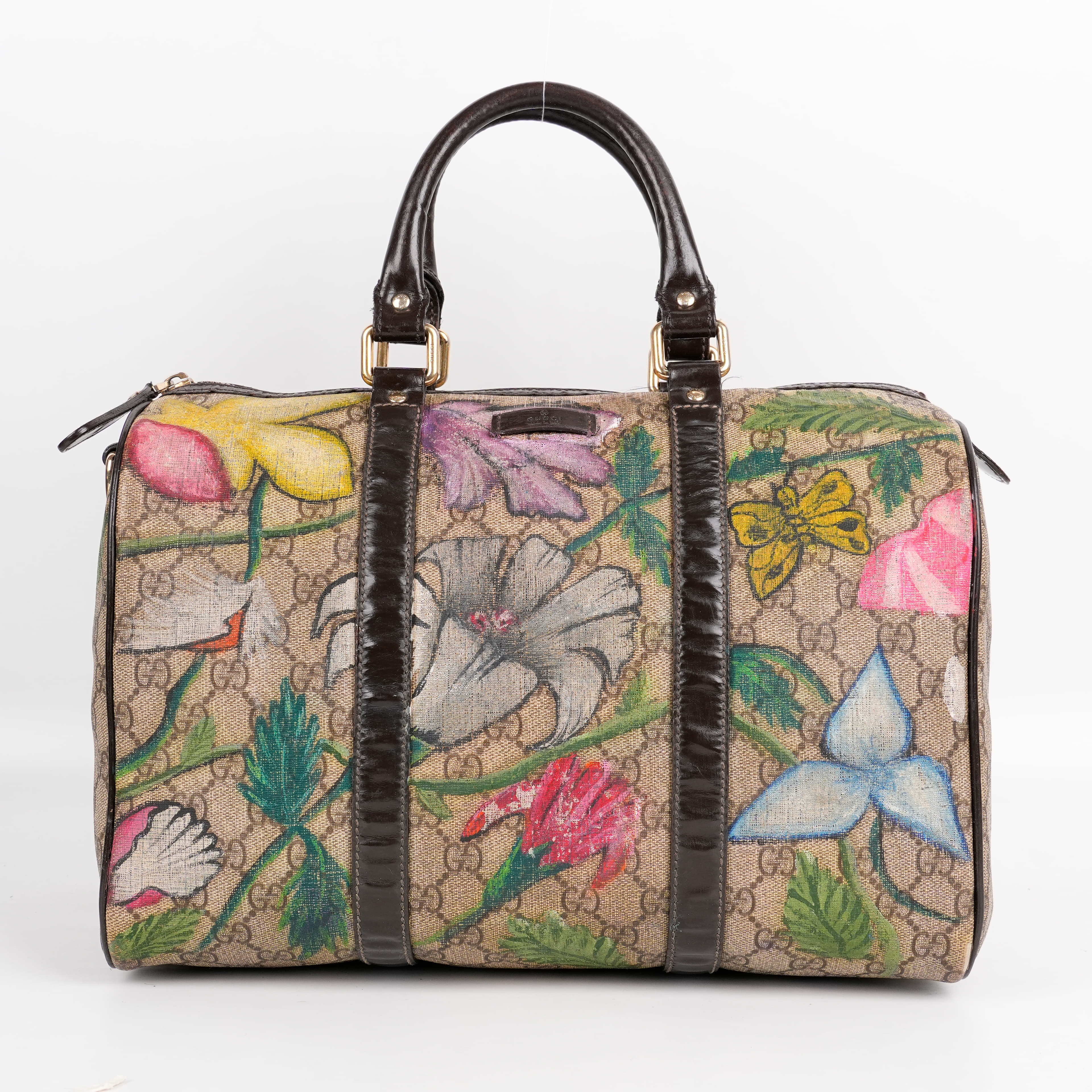 Gucci GG Supreme Tian Boston Bag