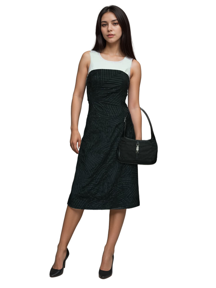 Gucci Jackie Black Canvas Hobo Bag-Hover-Image