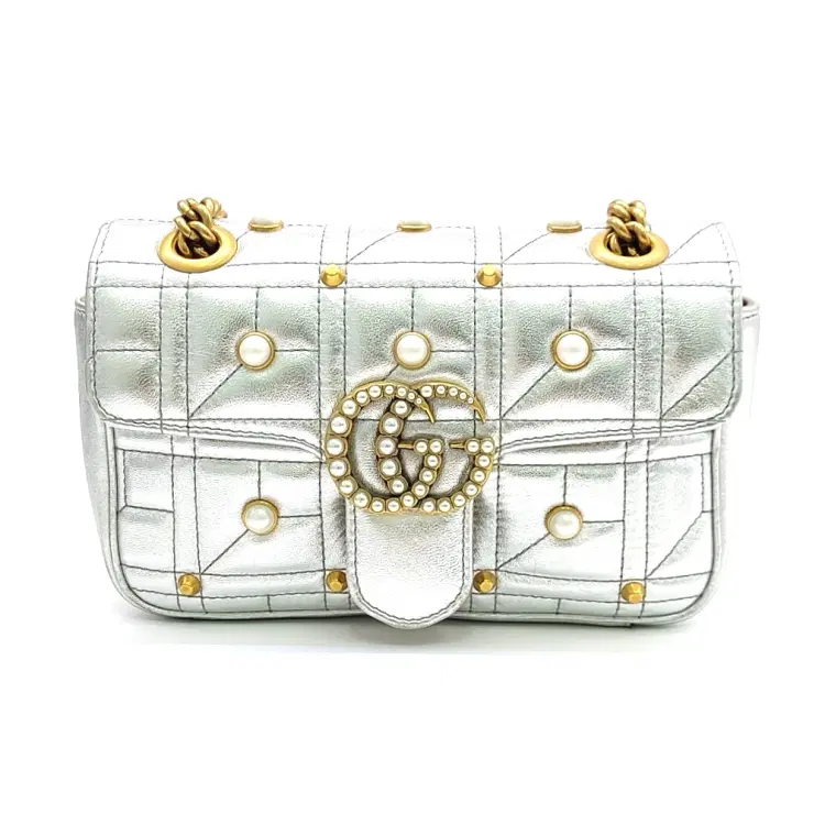 Gucci Matrasse Mini Shoulder Bag (446744)-Hover-Image