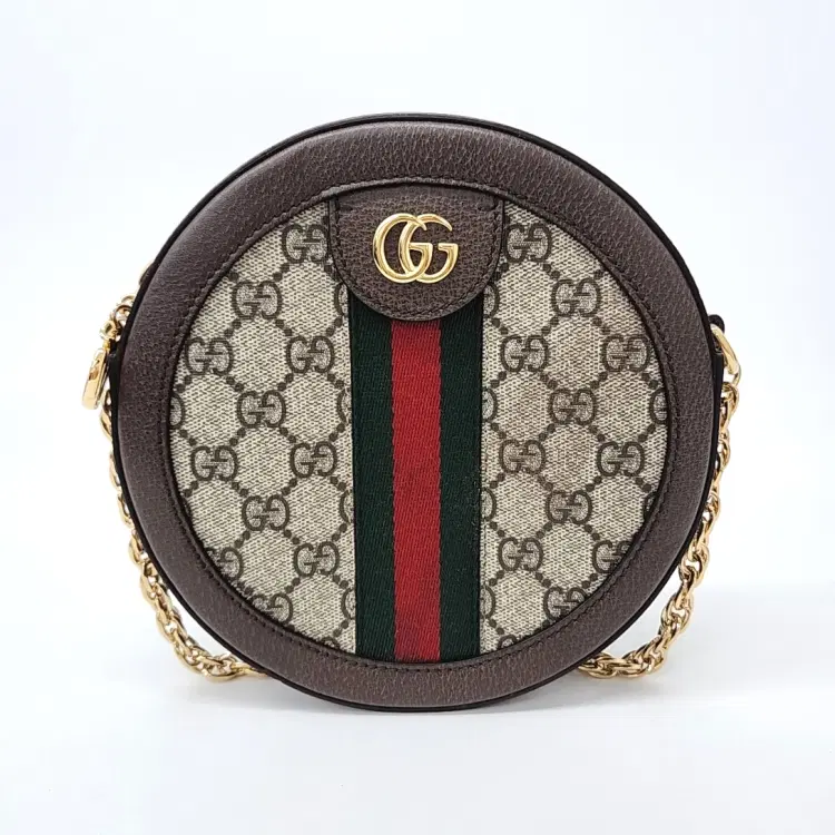 Gucci Ophidia Mini GG Round Shoulder Bag (550618)-Hover-Image