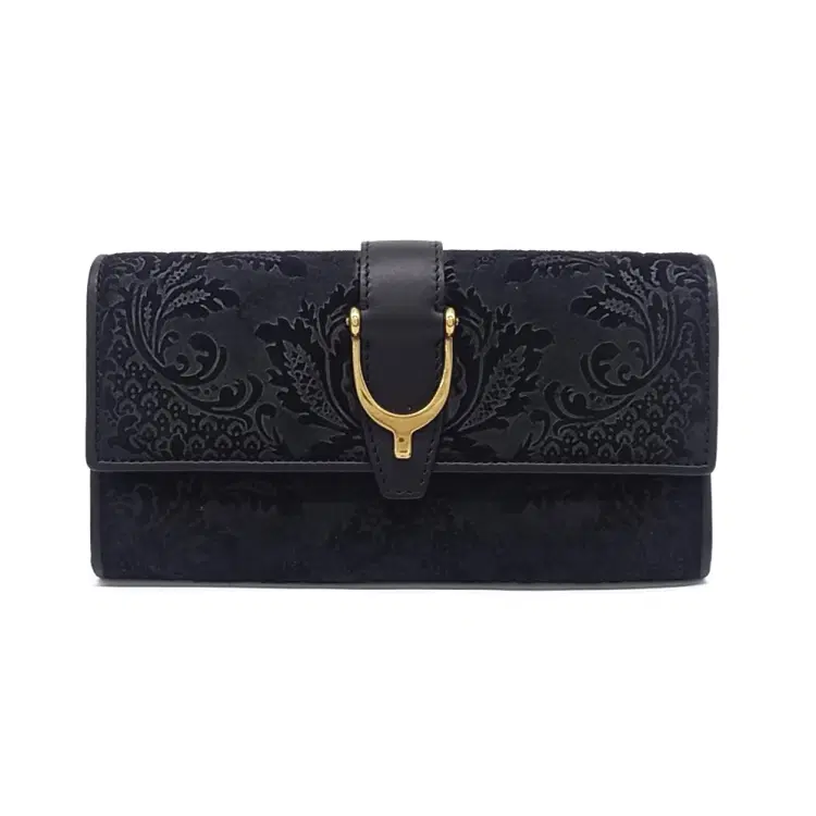 Gucci Suede Long Wallet (277718)-Hover-Image
