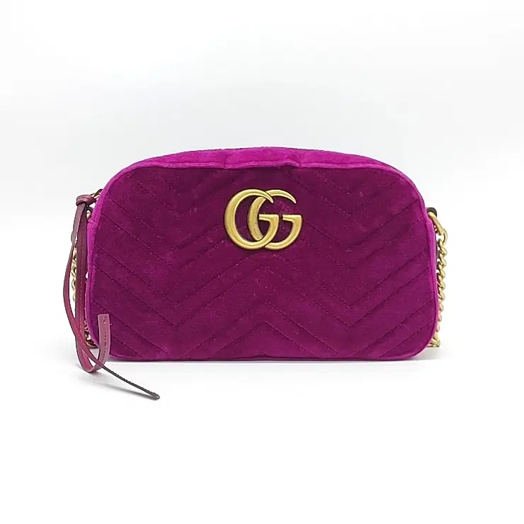 Gucci Velvet Marmont Crossbody Bag (447632)