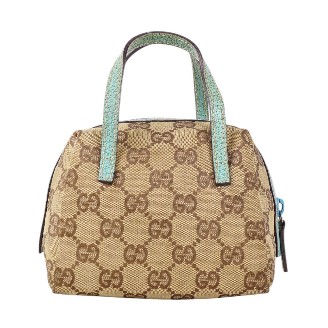 Gucci Zip Around Bowling Bag GG Canvas Mini