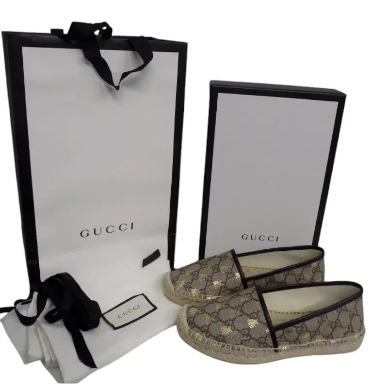 Gucci Women'S Pilar GG Supreme Canvas Espadrille Flats