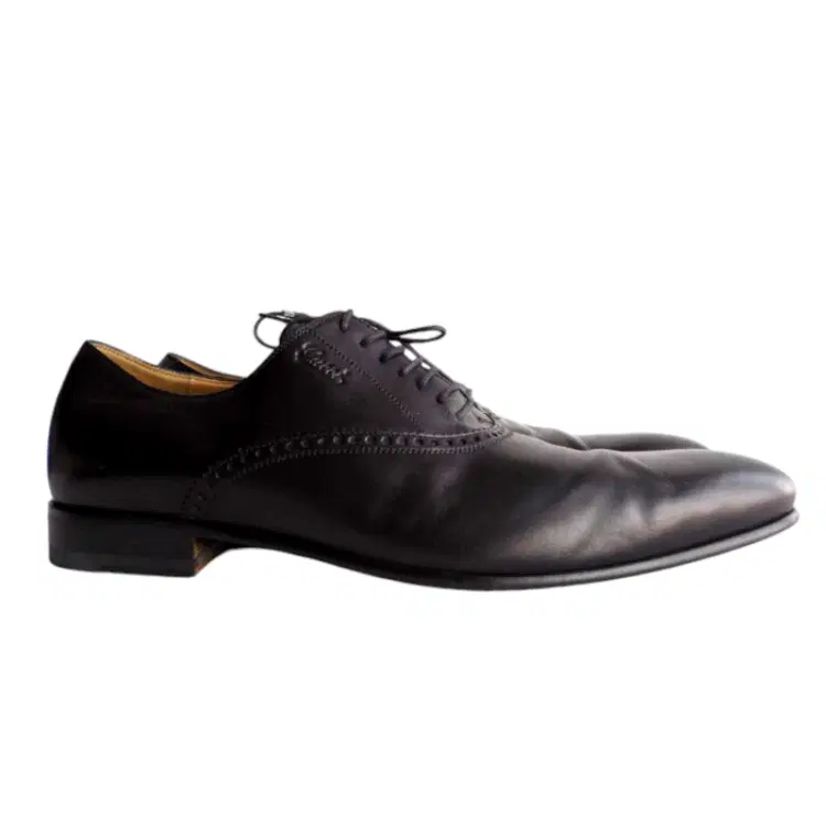 Gucci Black 269646 Men's Leather Lace-up Wing Shoes-Hover-Image