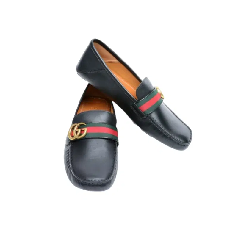 Gucci Web GG Leather Driver Loafer