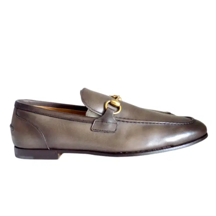 Gucci Jordaan Dark Brown Leather Loafer-Hover-Image