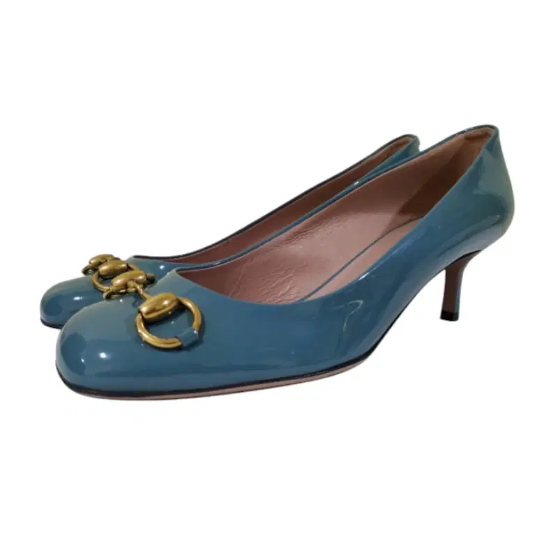 Gucci Patent Leather Jolene Horsebit Pumps