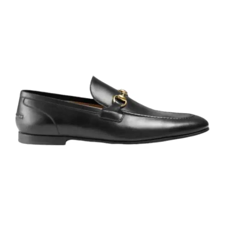 Gucci Black Jordaan Leather Loafer-Hover-Image