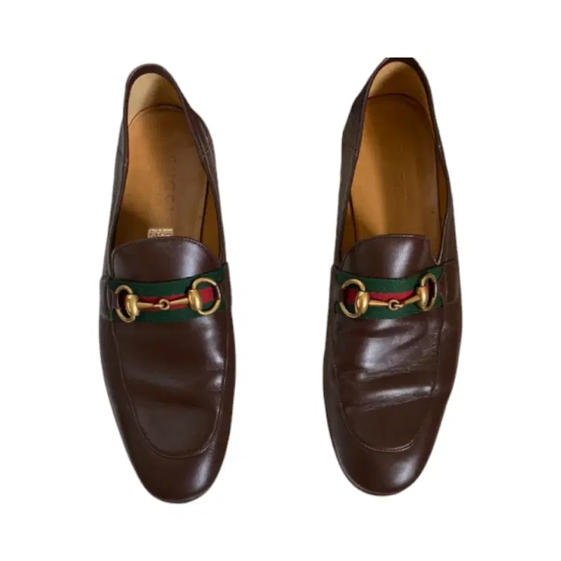 Gucci Web Horsebit Leather Loafer