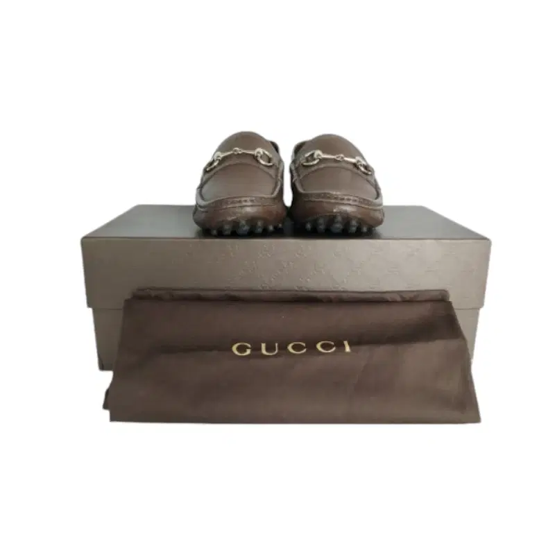 Gucci Brown Leather Horsebit Loafer