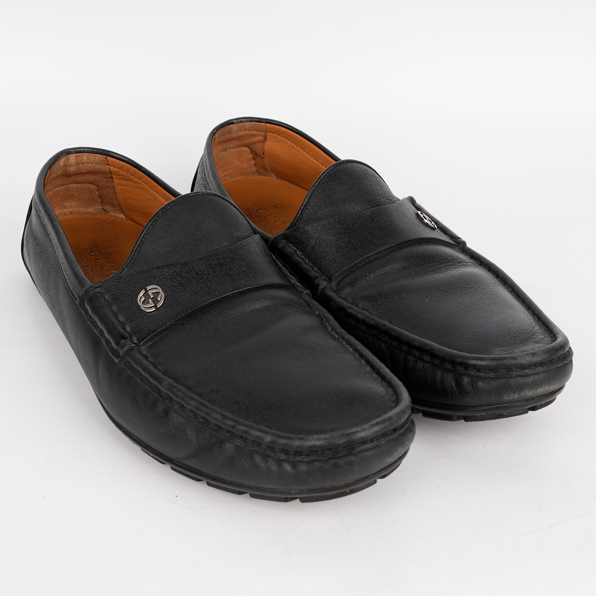 US 8.5 - Gucci Interlocking G logo Loafers