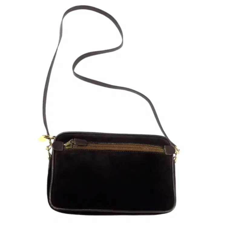 GUCCI Shoulder Bag Suede Dark Brown-Hover-Image