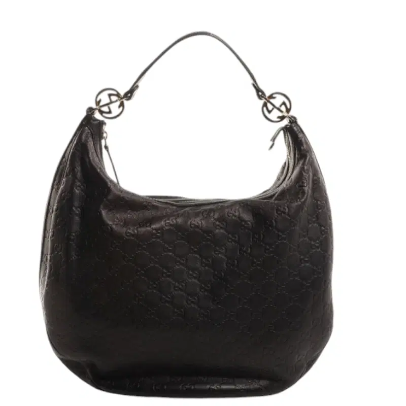 Gucci Brown GG Guccissima Leather Twins Large Hobo Bag