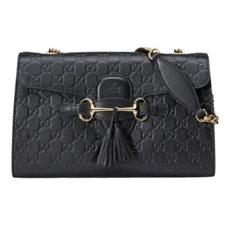 Gucci Emily Soho Large Double Chain Handbag Bag Flap-Hover-Image
