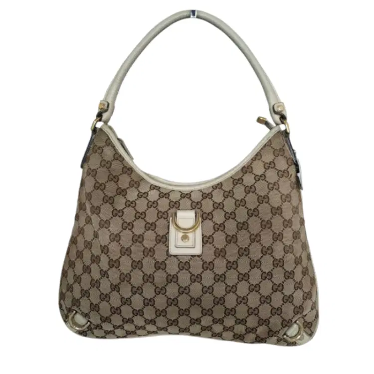 Gucci D-Ring Monogram Hobo Shoulder Bag-Hover-Image