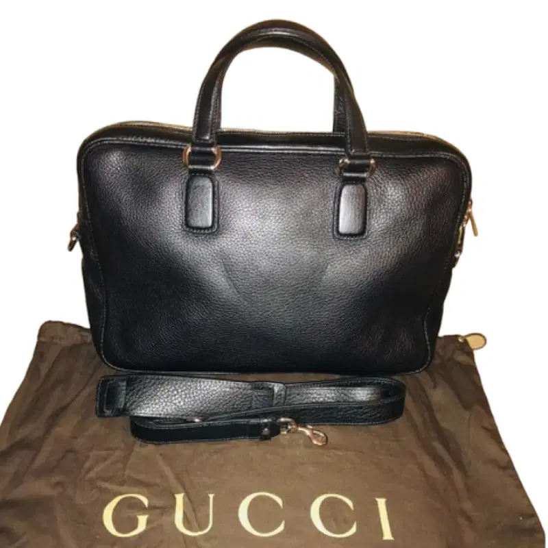 Gucci Slim Leather Laptop Bag