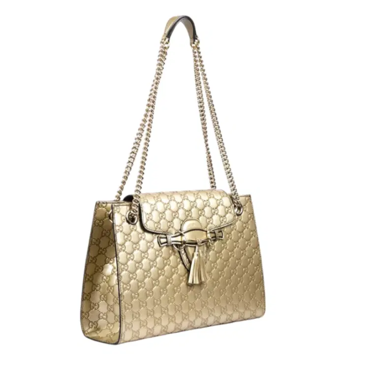 Gucci Emily Guccissima Large Chain Shoulder Bag-Hover-Image