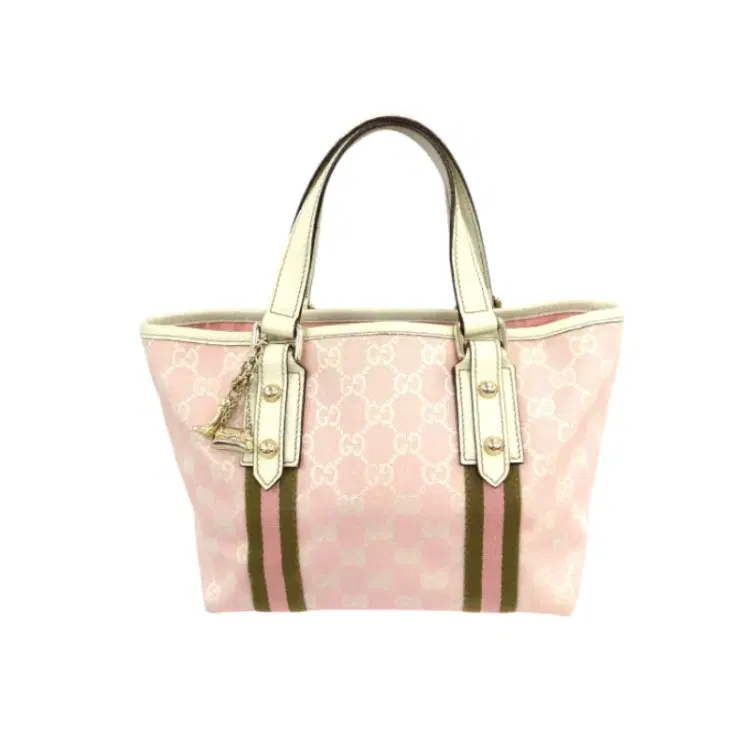 Gucci GG pattern 139261 canvas charm mini Tote-Hover-Image