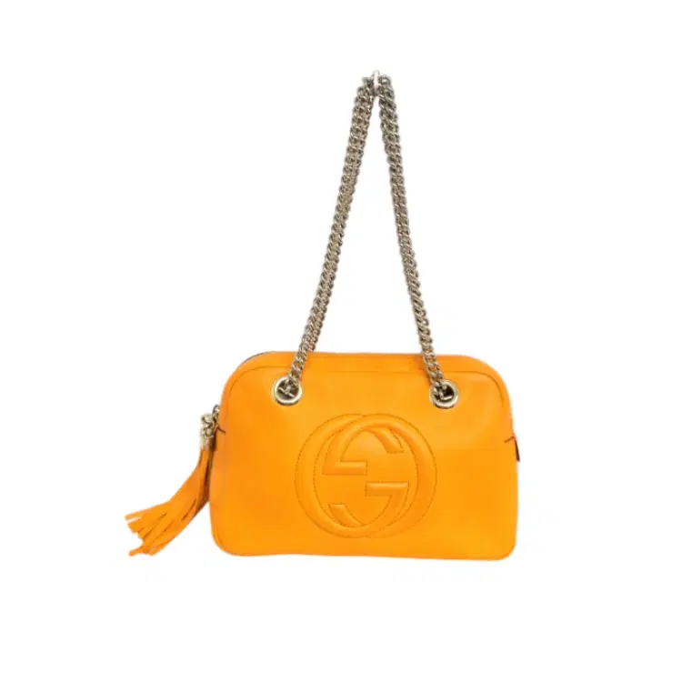 Gucci Leather Soho Chain Shoulder Bag-Hover-Image