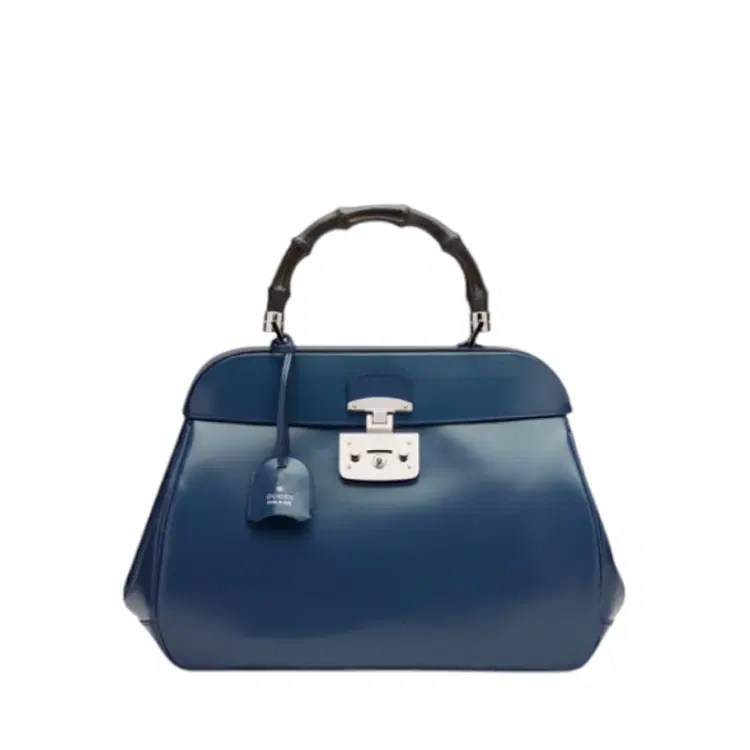 Gucci Bamboo Large Lady Lock Top Handle Satchel-Hover-Image