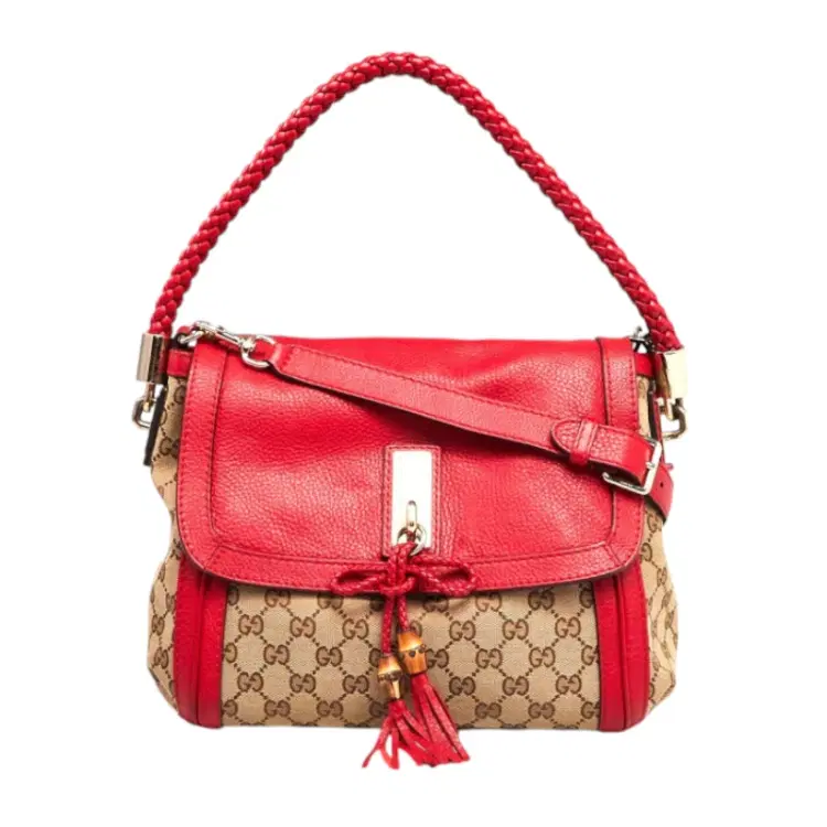 Gucci GG Canvas Bella Flap Shoulder Bag-Hover-Image