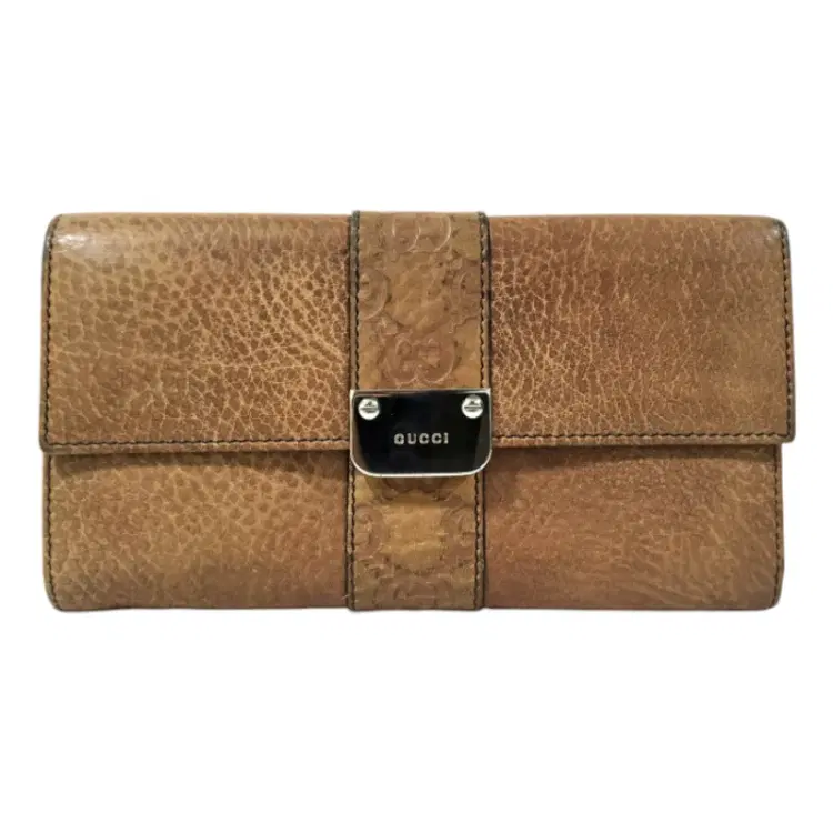 Gucci Double Snap Bifold Brown Wallet-Hover-Image