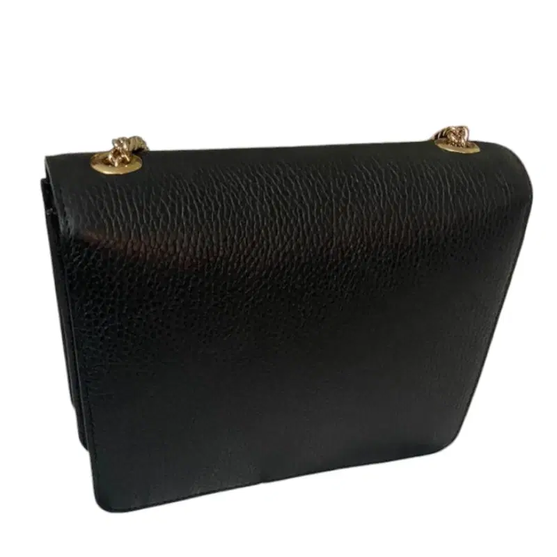 Gucci GG Interlocking Leather Chain Crossbody Bag