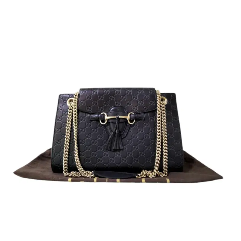 Gucci Emily Guccissima Chain Shoulder Bag