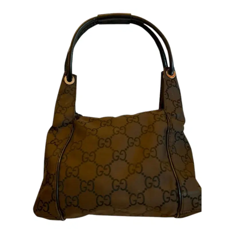 Gucci GG Brown Monogram Canvas Shoulder Bag